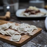 Ravioles de carne x 500gr